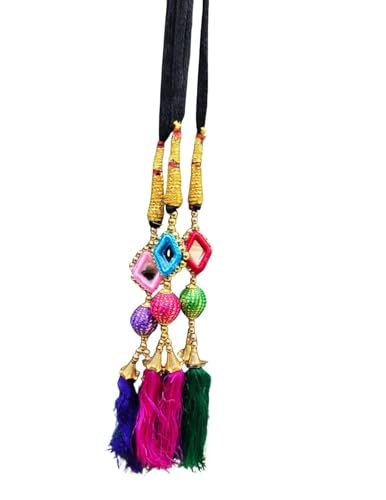 Traditional Punjabi Paranda Hair Accessory, Multicolor...