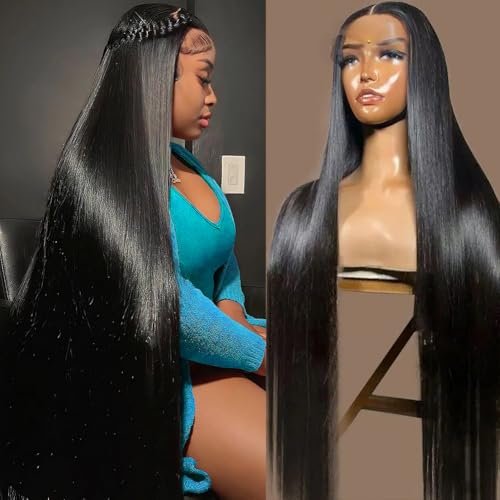 OWNROSE 30 Inch 13x6 Lace Front Wigs Straight Human Hair