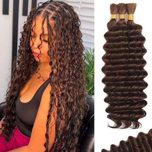 Human Braiding Hair for Boho Braids Human Hair Deep Wave