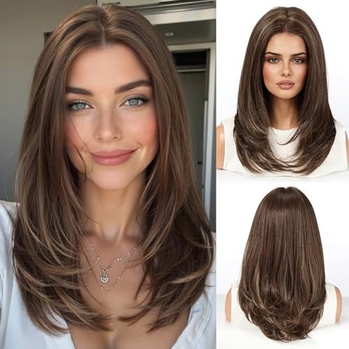 HAIRCUBE Human Hair Wig Lace Front Wig Brown Blonde...