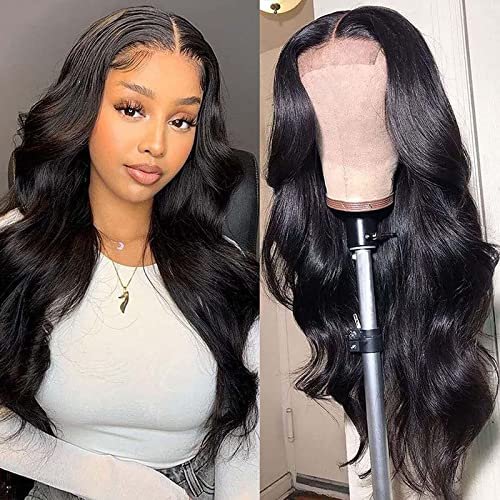 VTAOZI Body Wave Lace Front Wigs Human Hair Pre Plucked