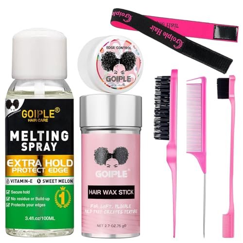 Lace Melting Spray - Glue-Less Hair Adhesive with Wax Stick