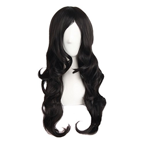 MapofBeauty 24 Inch/60 cm Charming Synthetic Fiber Black...