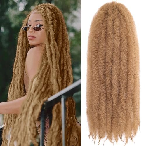 RuiYok 24 Inch Marley Twist Braiding Hair 8 Packs 27#
