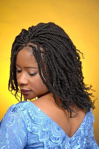 ZRQ 8 Inch 9 Pcs Micro Twist Crochet Hair
