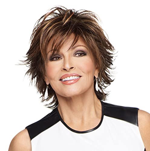 Raquel Welch Trend Setter Mid-Length Shag Wig, Large Cap...