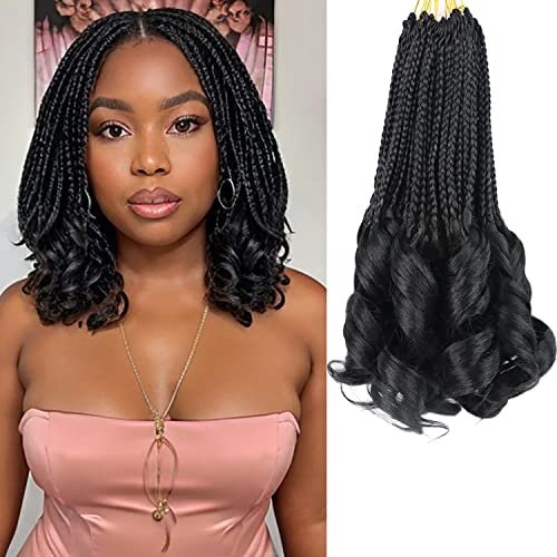 Crochet Hair for Women 10 Inch Crochet French Curl Braids