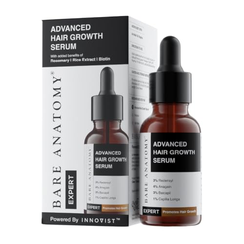 Bare Anatomy Advanced Hair Growth Serum| 3% Redensyl.