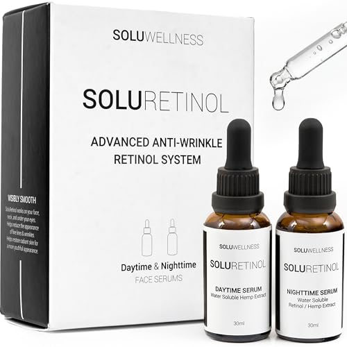 Retinol Serum for Face Wrinkles – Skin Renewing Day Night.