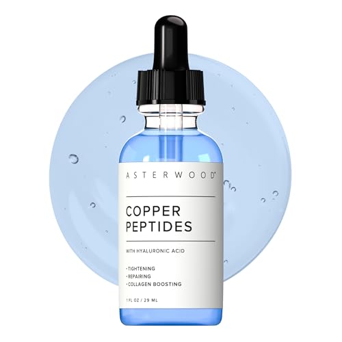 Asterwood Copper Peptides Serum for Face, GHK-Cu Peptide...