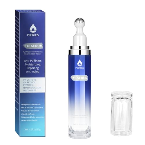 Eye Serum with 8% Caffeine & 8% Retinol Under Eye