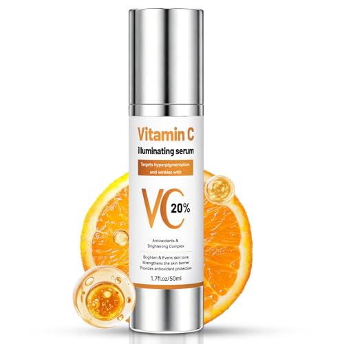 20% Vitamin C Serum for Face, with Hyaluronic Acid
