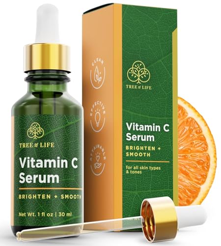 Tree of Life Vitamin C Serum for face, dark spots.