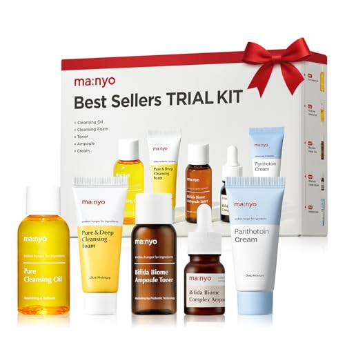 MANYO Best Sellers Kit, Korean Skin Care Trial Set.