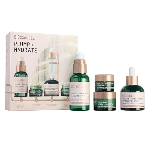 BIOSSANCE Plump & Hydrate Skincare Set - Anti-Aging Kit