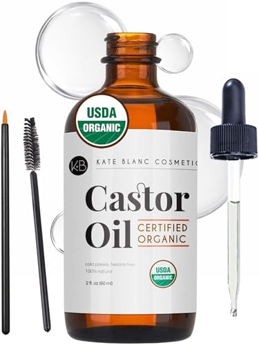 Kate Blanc Cosmetics Castor Oil Organic for Hair and Skin.
