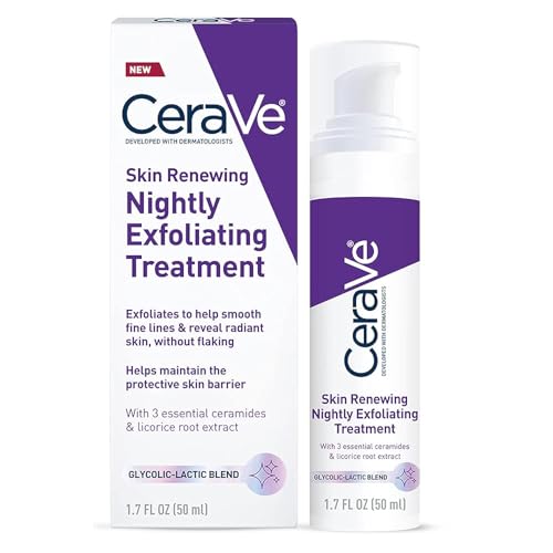 CeraVe Exfoliating Treatment, Anti Aging Serum with...