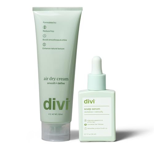 Divi Heat-Free Hair Care Duo | Scalp Serum & Cream