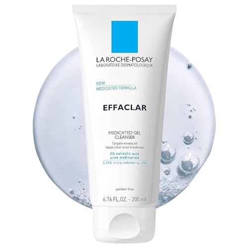 La Roche-Posay Effaclar Medicated Acne Face Wash with...