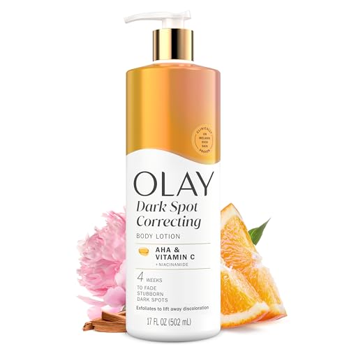 Olay Body Lotion for Women, Tone Enhancing with AHA Serum.