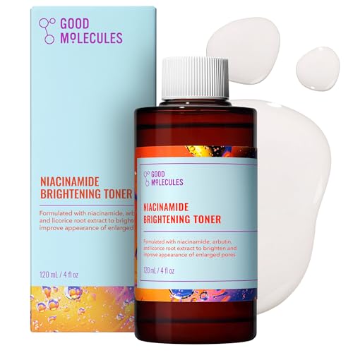 Good Molecules Niacinamide Brightening Toner with Arbutin,...