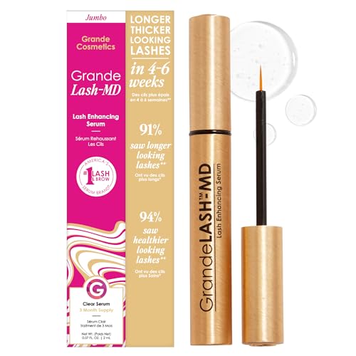 Grande Cosmetics GrandeLASH-MD Lash Enhancing Serum, 4mL,...