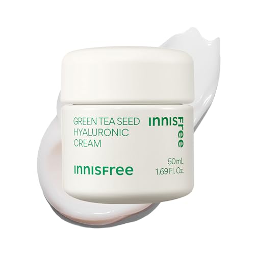 innisfree Green Tea Seed Hyaluronic Acid Cream, hydrating...