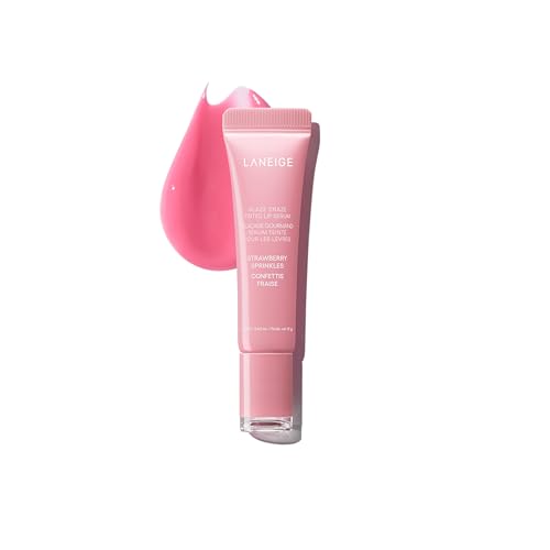 LANEIGE Glaze Craze Tinted Lip Serum, Strawberry Sprinkles...