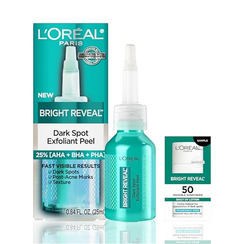 L'Oreal Paris Bright Reveal Dark Spot Exfoliant Peel.