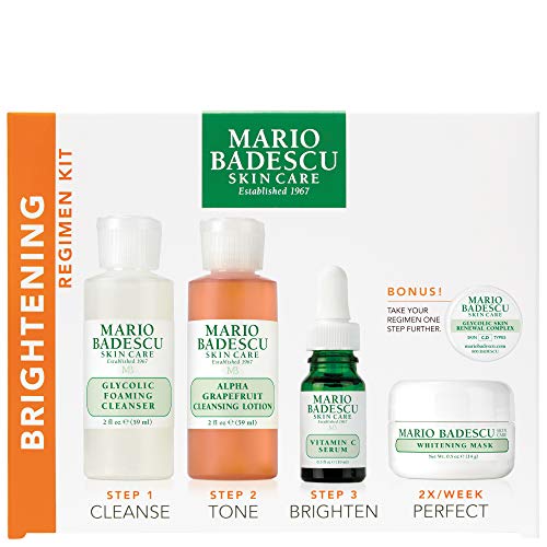 Mario Badescu The Brightening Kit, 5 Piece skincare set.