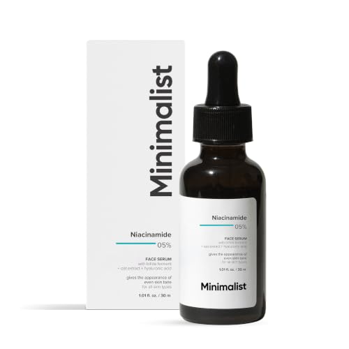 Minimalist 5% Niacinamide Face Serum with Hyaluronic Acid...