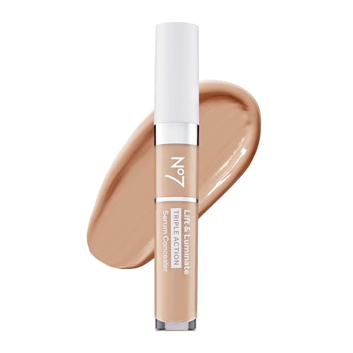 No7 Lift & Luminate Triple Action Serum Concealer, Light,...