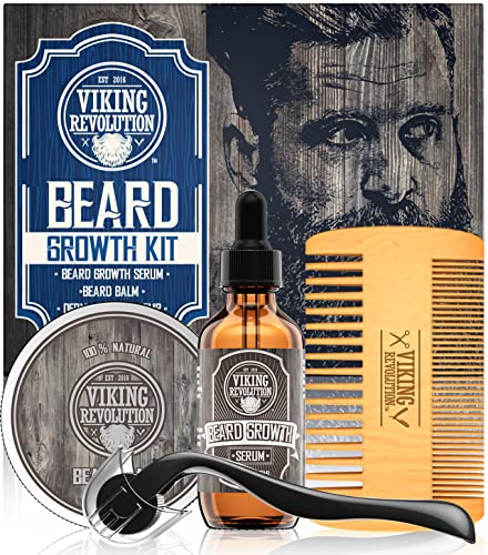 Viking Revolution Beard Growth Kit - 4 Products Included