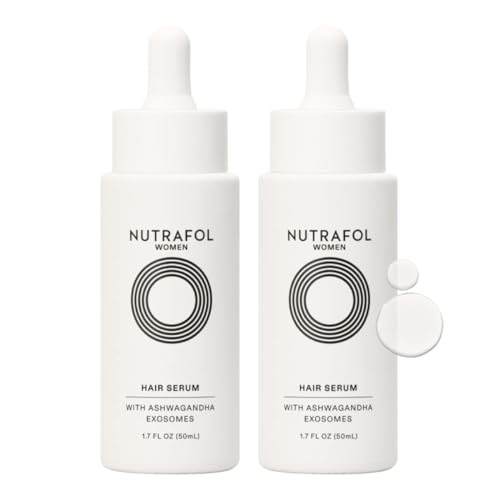 Nutrafol Women's Hair Serum for Thinning Hair, 2 Bottles