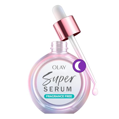 Olay Super Serum Night Repair, Fragrance-Free - 5-in-1 Skin...