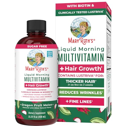 MARYRUTH'S Liquid Multivitamin + Hair Growth, Clinically...