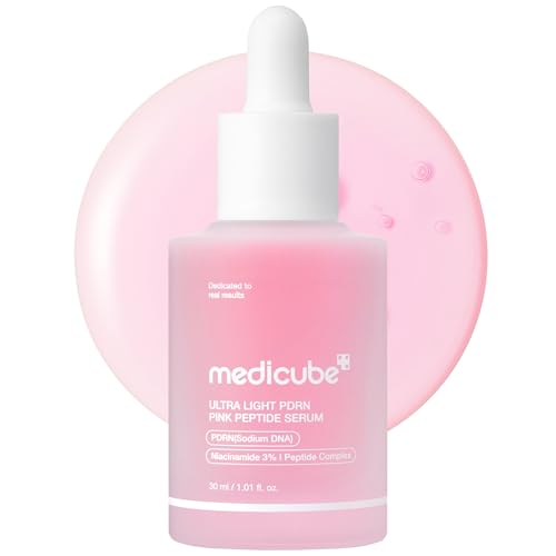 medicube PDRN Pink Peptide Serum with Salmon DNA essence.