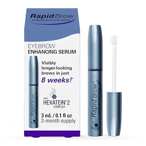 RapidBrow Eyebrow Enhancing Serum - 2 Month Supply, 3mL - Rapidbrow Eyebrow Enhancing Serum review