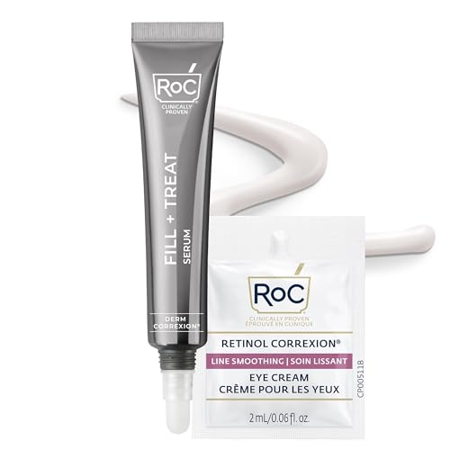 RoC Derm Correxion Fill+Treat Retinol Serum, Deep Wrinkle...
