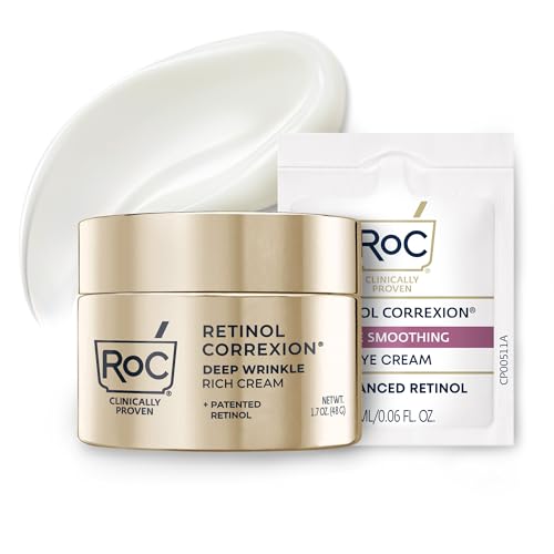 RoC Deep Wrinkle Rich Cream, Daily Anti-Aging Firming...