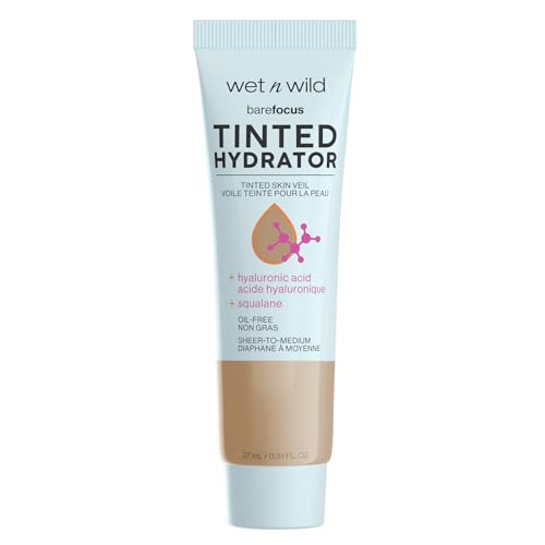 wet n wild Bare Focus Tinted Hydrator for natural coverage.