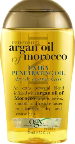 OGX Renewing + Argan Oil of Morocco hair oil.