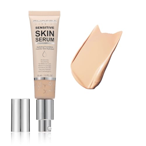 PHOERA Hydrating Foundation,Hypoallergenic Tinted...