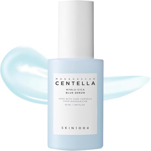 SKIN1004 Hyalu-Cica Blue Serum 1.69fl.oz, 50ml, Hydrating...