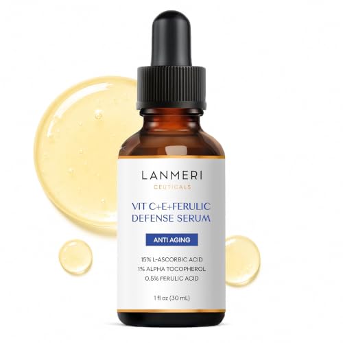 Lanmeri Ceuticals 15% Vitamin C + E Ferulic Serum.