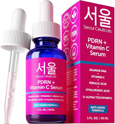 SeoulCeuticals PDRN Serum Salmon DNA Vitamin C for skin.