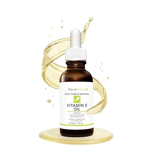Vitamin E Oil - 100% Pure & Natural for Skin.